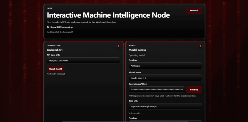 More information about "IMIN - Interactive Machine Intelligence Node"