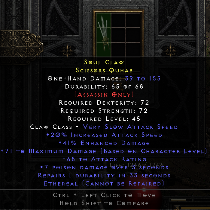soul claw scissors q | Buy Diablo 2 Resurrected Items | Diablo 2 ...